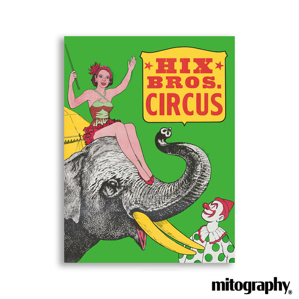 1970s Hix Bros. Circus Poster – HD Aluminum