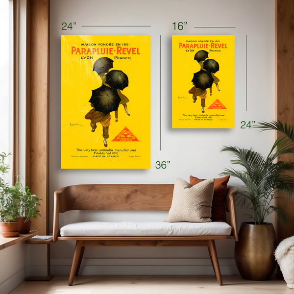 Parapluie-Revel Umbrella Poster by Leonetto Cappiello (c.1920s) – HD Aluminum