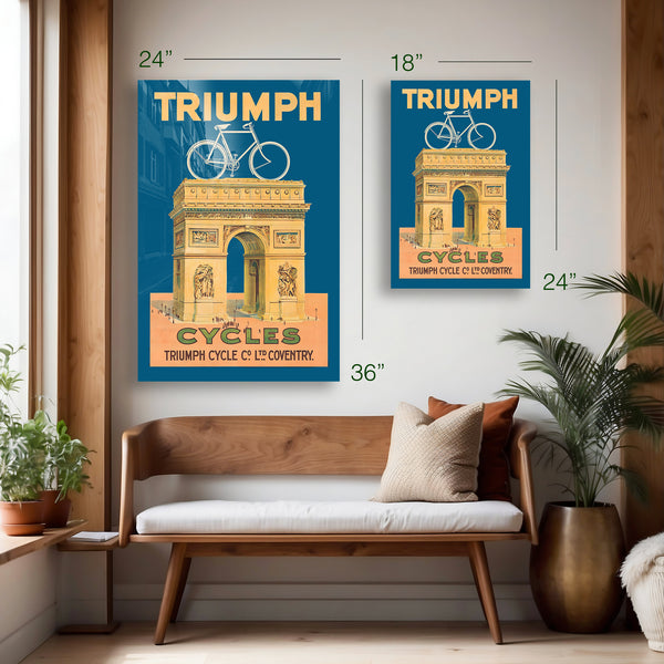 Triumph Cycles Poster (c.1920s) – HD Aluminum