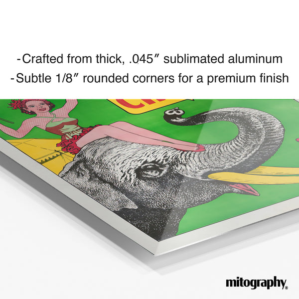 1970s Hix Bros. Circus Poster – HD Aluminum