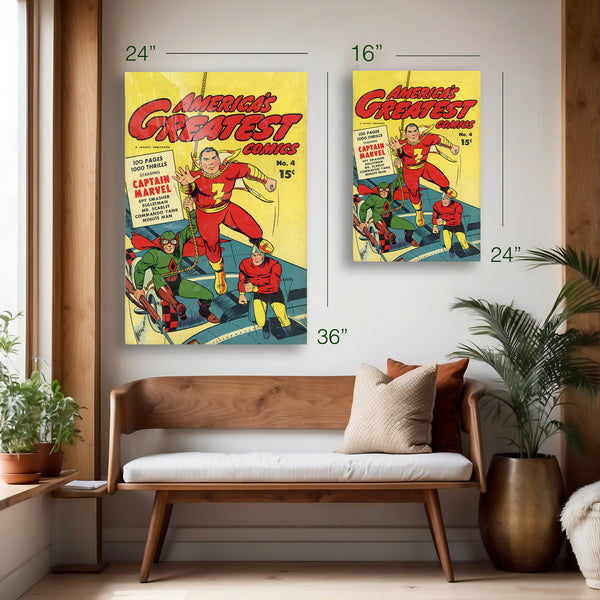 America's Greatest Comics No. 4 (1942) – HD Aluminum
