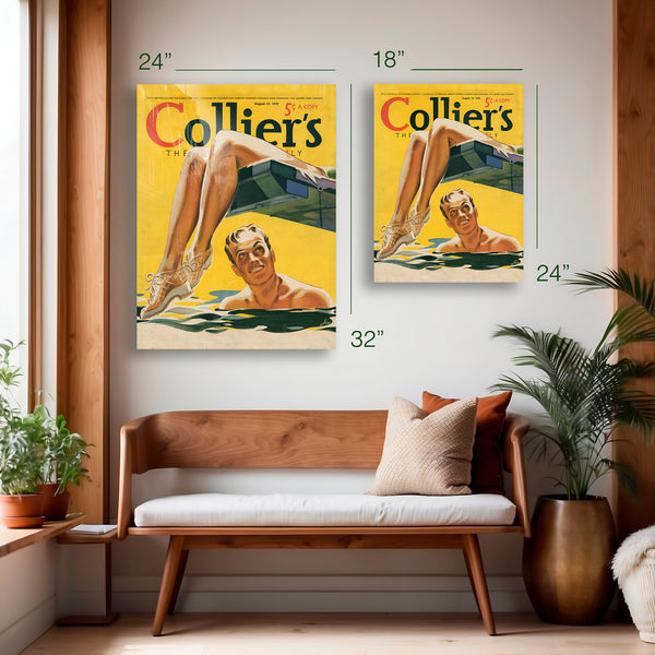 Collier’s Magazine Cover August 19, 1939  - HD Aluminum