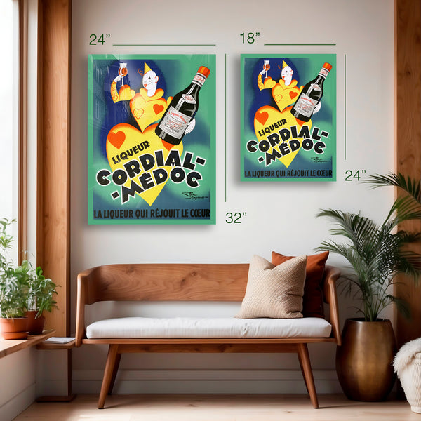 Cordial-Médoc Liquor Poster c.1935 – HD Aluminum