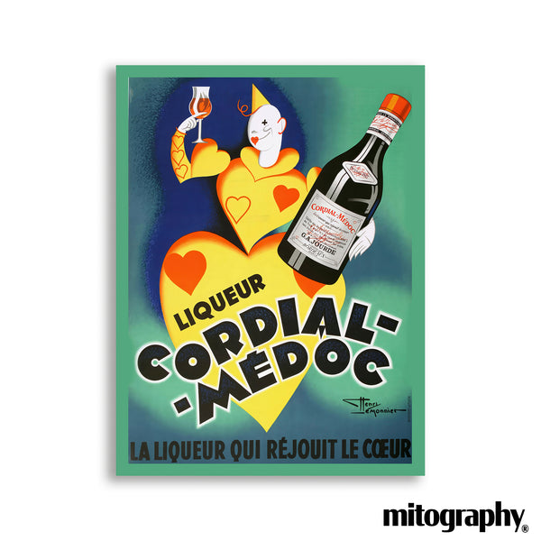 Cordial-Médoc Liquor Poster c.1935 – HD Aluminum