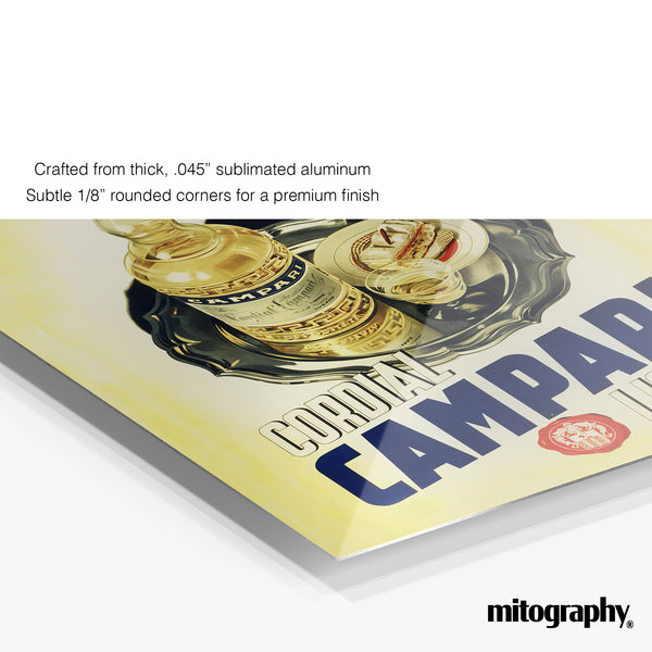 Cordial Campari Liquor Vintage Poster – HD Aluminum Print