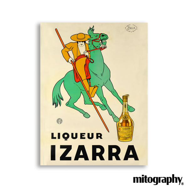 Izarra Liqueur Poster (c.1930s) – HD Aluminum