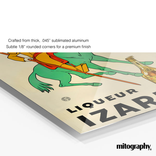 Izarra Liqueur Poster (c.1930s) – HD Aluminum