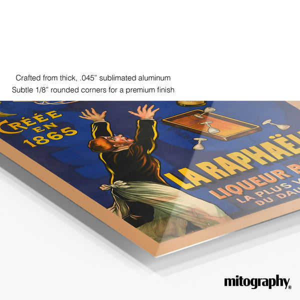 La Raphaëlle Bonal Liqueur Poster (c.1930s) – HD Aluminum