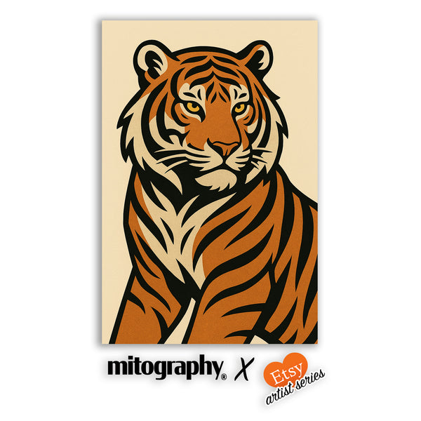 Modern Tiger – Mitography x Cagden Studio – HD Aluminum