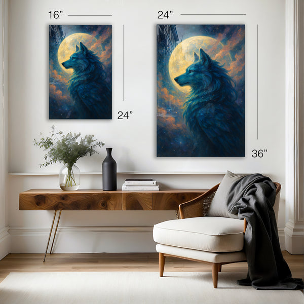 Mystical Moon Wolf – Mitography x Cagden Studio – HD Aluminum