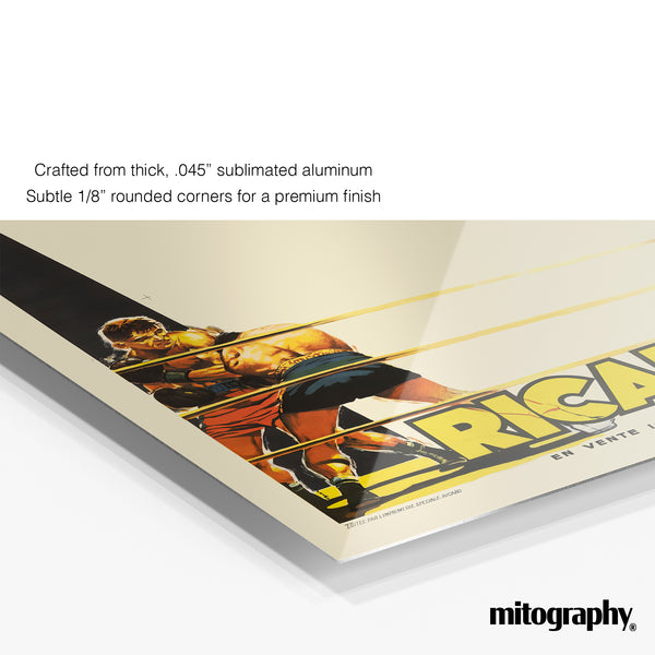 Ricard Anisette Boxing Poster C.1930s Vintage French Advertising – HD Aluminum