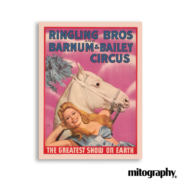Ringling Bros & Barnum & Bailey Circus c.1950 – The Greatest Show on Earth - HD Aluminum