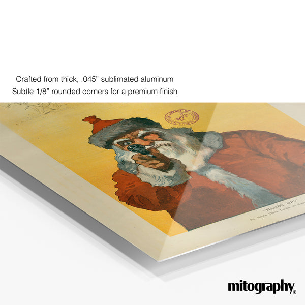 Hands Up! (Puck Magazine Cover, 1912) – HD Aluminum