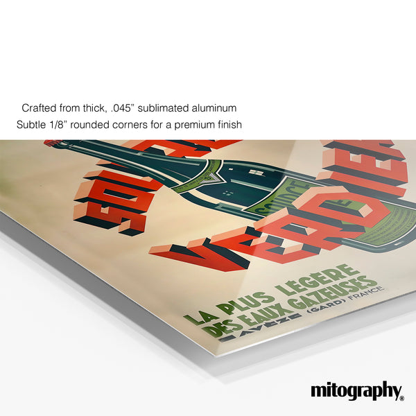 "Source Verdier" French Mineral Water Poster – HD Aluminum