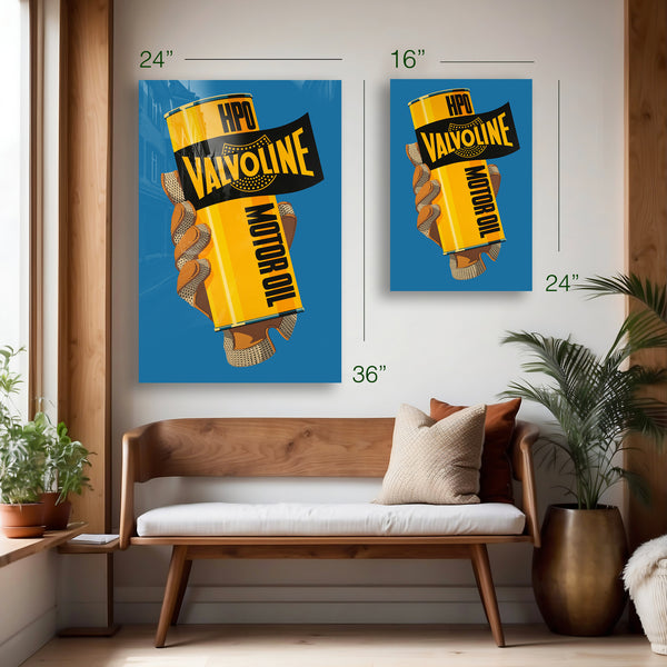 Valvoline Motor Oil Poster (c.1960s) – HD Aluminum
