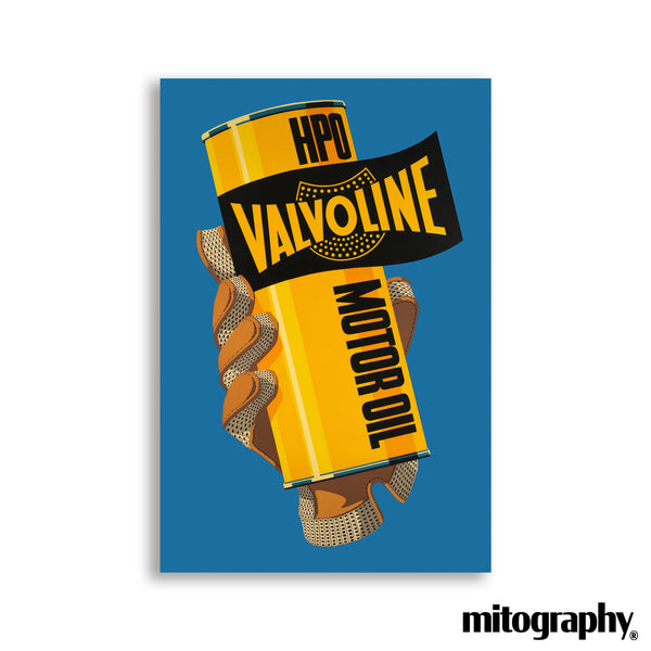 Valvoline Motor Oil Poster (c.1960s) – HD Aluminum