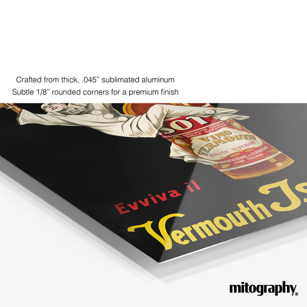 Vermouth Isotta c.1930s Vintage Italian Poster – HD Aluminum