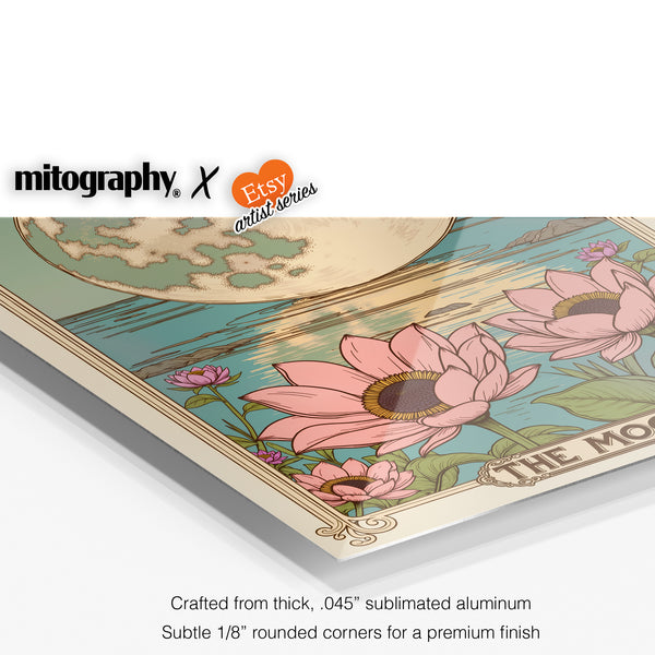 Vintage Moon Tarot Art Print - Mitography x Tailwood Products - HD Aluminum